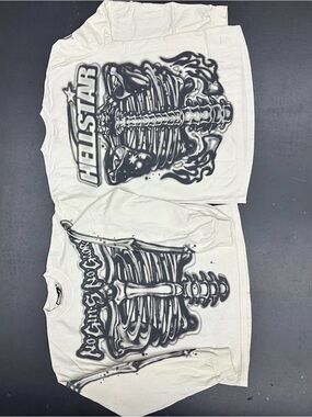 Hellstar White Skeleton Long Sleeve